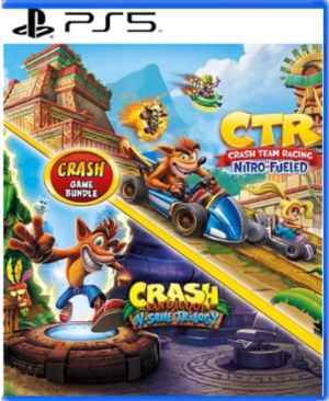 Crash Bandicoot N. Sane Trilogy + CTR Nitro-Fueled PS5 Mídia Digital